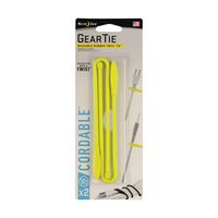 Nite Ize GTK12-33-2R7 Gear Tie Cordable, 12", Neon Yellow