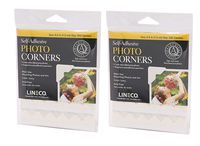 Lineco Acid Free .5 inch Ivory Color Photo Corner. Easily and safely mount your Art, Photos, Craft, Great for Scrapbooking, DIY, Gifts, Décor. Each is a package of 252. Set of 2, total of 504 corners!