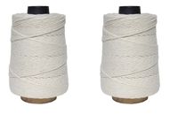 Regency Wraps RW091 Cooking Butcher's Twine for Meat Prep & Trussing Turkey, 100% Cotton, 16 Ply, 2-Pack,Natural