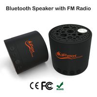iFox iF010 Bluetooth Speaker - Portable Bluetooth Speaker with FM Radio Tuner, SD Card, AUX-in, - Wireless Speaker for iPhone, iPad, Smartphone