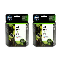 74 | 2 Ink Cartridges | Black, Tri-Color | CB335WN, CB337WN - 2 Pack
