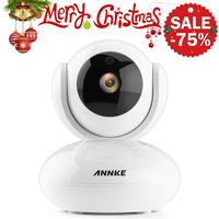 ANNKE IP Camera 720P Smart Wireless Security Camera,Plug and Play, Motion Detection, Mobile Push Alerts