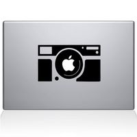 The Decal Guru Rectangular Camera Decal Vinyl Sticker, 13" MacBook Pro (2015 & Older Models), Black (2306-MAC-13P-BLA)
