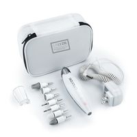 UTILYZE 10-in-1 Professional Electric Manicure & Pedicure Set, Powerful Nail Drill Kit, 10-Speed System, Innovative Touch Control, Tools to File, Buff, Smooth, Shine Nails, Remove Cuticles & Callus