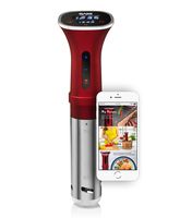 SAKI Sous Vide Cooker (WiFi), 1100 Watts | Compact Precision Cooker | Professional Stainless Steel Immersion Circulator | Adjusted Clamp | Digital Display | APP with Cooking Guide