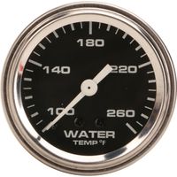 Mechanical Water Temperature Gauge, 2-1/16 Inch, Black