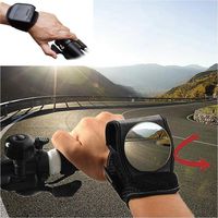 Yopoon Bike Wrist Rear View Mirror, Adjustable Bicycle Wrist Mirror for Adult Kids Cycling Accessories