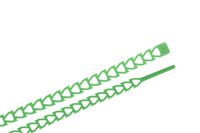 Gardner Bender 45-812GN Flex Strap Cable Tie, 12 Inch., 20-50 lbs. Tensile Strength, Reusable / Flexible / Wire / Cord Management Industrial and Household Use, Nylon Zip Tie, 12 Pk., Green