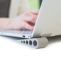 Smart Stands Laptop & Notebook Stand | Slip-Free Elevation Made from Soft Yet Durable Rubber Platform | Stable & Scratch-Free Risers for Desk | Portable, Easy to Stow Laptop Mount | Pack of 6