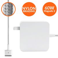 Mac Book Pro Charger Tangle-Free Nylon Cable Replacement Charger for Apple MacBook Pro Laptops with 60w Magsafe 2 Power Adapter
