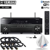 Yamaha AVENTAGE RX-A880 7.2-Channel Network A/V Receiver Accessory Kit - Includes - 7 x HDMI Cable + More!