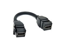 Poyiccot HDMI Keystone Coupler Cable, HDMI Keystone Jack Pigtail Cable for Wall Plate HDTV Roku TV Stick Chromecast, Nintendo Switch Xbox