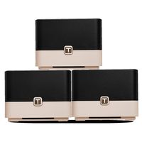 TOTOLINK T10 Whole Home & Mesh Wi-Fi System (3 Pack)-Replaces AC Routers & Extenders, Seamless Roaming, MU-MIMO, Beamforming, 4,500 sq. ft Coverage, AC1200 Dual Band Wireless Speeds up to 1200 Mbps