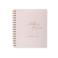 Fringe Non-Dated Weekly Planner, 160 Pages, 7 x 8.375 Inches, Grid (878101)