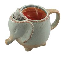 Volar Ideas 15oz Elephant Tea Mug Green