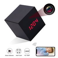 MAGHO Real Alarm Clock WiFi Hidden Camera WiFi Spy Cam 1080P Video Recorder Wireless IP Camcorder Indoor Home Security Monitoring Nanny Cam Night Vision Motion Detection