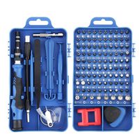 Precision Screwdriver Set, Fomatrade 115 in 1 Professional Screwdriver Set, Multi-function Magnetic Repair Computer Tool Kit Compatible with iPhone/Ipad/Android/Laptop/PC etc (Blue)