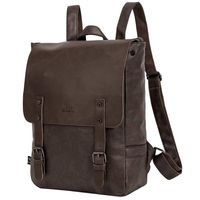 Leather Backpack for Women Men College Laptop Backpack Vintage Backpack Purse