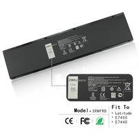 ZWXJ Laptop Battery 3RNFD(7.4V 54Wh 6986MAH) for Dell Latitude E7450 E7440 E7420 type 3rnfd 34GKR V8XN3 G95J5 0909H5 0G95J5 5K1GW E225846