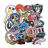 Rugby Laptop Stickers Vinyl for Water Bottle Skateboard Guitar Suitcase Door Motorcycle Car Party Bags Phone Case DIY Decoration Waterproof Graffiti Unique Decal (32PCS)