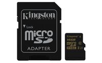 Kingston Digital 16GB Microsdhc Class U3 UHS-I 90R/45W + SD Adapter (SDCG/16GB)