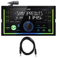 JVC KW-X830BTS 2-Din Digital Media Bluetooth Receiver, USB/iphone/SiriusXM+Cable