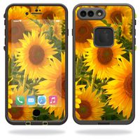 MightySkins Skin Compatible with Lifeproof iPhone 7 Plus - Sunflowers | Protective, Durable, and Unique Vinyl Decal wrap Cover | Easy to Apply, Remove, and Change Styles | Made in The USA