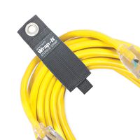 Wrap-It Heavy-Duty Storage Straps, Graphite Gray (Assorted 10 Pack) - Hook and Loop Extension Cord Organizer Hanger for Cables, Hoses and Rope for Garage, Boat, Marine and RV Organization Accessories