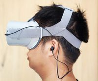 Short Cable Earphones custom made for the Oculus Go & Oculus Quest