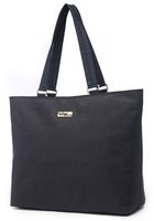 NNEE 15 15.6 Inch Water Resistance Nylon Laptop Tote Bag Computer Travel Carrying Bag - Black Gray