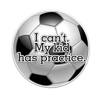 Decal Serpent I Can't My Kid Has Practice Soccer Color Vinyl Sports Car Laptop Sticker - 6"