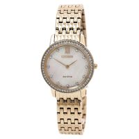Citizen Silhouette Crystal Eco-Drive Movement MOP Dial Ladies Watch EX1483-50D