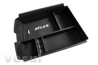 Vesul Armrest Center Console Tray Organizer Secondary Storage Box Divider Compatible with VW Volkswagen Atlas 2018 2019 2020