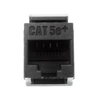 Onq/Legrand Wp3450Bk Category 5E Rj45 Keystone Connector, Black (10 Pack)