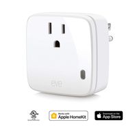 Eve Energy - Smart Plug & Power Meter with built-in schedules, switch a connected lamp or device on & off, voice control, no bridge necessary, Bluetooth Low Energy (Apple HomeKit)