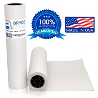 White Kraft Arts and Crafts Paper Roll - 18 inches by 175 Feet (2100 Inch) - Ideal for Paints, Wall Art, Easel Paper, Fadeless Bulletin Board Paper, Gift Wrapping Paper and Kids Crafts - Made in USA