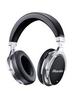 Bluetooth Headphones Active Noise Cancelling, Bluedio F2 ANC Over Ear Wireless Headphones 180° Rotation,Wired and Wireless Headphones for Cell Phone/TV/PC - Black