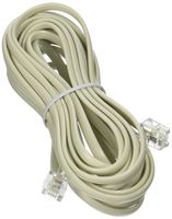 AUDIOVOX TP231NV Modular Line Cord, 15-Feet,Ivory