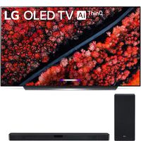 LG OLED55C9PUA 55" C9 4K HDR Smart OLED TV w/AI ThinQ (2019 Model) with LG 420W 3.1-Channel Soundbar System DTS Virtual X (SL6Y)