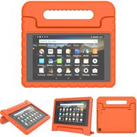 TIRIN All-New Fire HD 8 2018/2017 Case - Light Weight Shock Proof Handle Kid-Proof Cover Kids Case for All-New Fire HD 8 Tablet (7th and 8th Generation Tablet, 2017 and 2018 Release), Orange