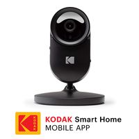 KODAK Cherish F680 Home Security Camera with Mobile App - Full-HD Wireless Security Camera System with Infrared Night-Vision, Battery, Zoom & 120deg View - Surveillance Camera, Indoor WiFi IP Camera