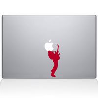 The Decal Guru Guitar Hero MacBook Decal Vinyl Sticker - 13" MacBook Air - Red (1075-MAC-13A-DR)