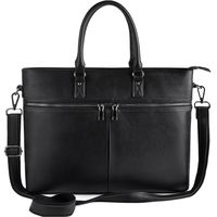 Laptop Bag for Women Up to 15.6 Inch,Business Laptop Tote Bag for Women,Multifunction Pockets with Durable Metal Zippers Womens Briefcase,Black