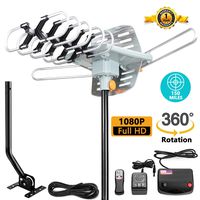 AILUKI Outdoor HDTV Antenna (150 Miles Antenna with Pole)