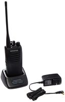 Kenwood TK-3400U16P ProTalk 16 Channel Compact UHF FM 2-Watts Portable Two-Way Radio, Wireless Cloning, 90 UHF Pre-Programmed Banked Frequencies, Range Up To 6 Miles, QT/DQT Encode/Decode