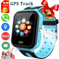 【Safety Tracker & Game Funny】Kids Watch, 「SIM Card Edition」Smart Watch GPS Tracker Watch with SOS Dialing, Smart Band, Camera, Step Counter, Tracking Device, Phone Watch, Wearable Watch for Boys Girls