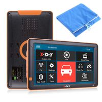 Truck GPS Xgody GPS Navigation 9" Inch Big Screen for Truck Drivers Navigation Bluetooth AV-in Lifetime North America Maps (USA + Canada) 3D & 2D Maps, 8GB, Turn by Turn Directions