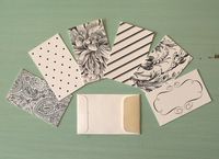 Classic Black Enclosure Card Set 12 American Made