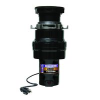 Commodore 10-US-CD-4100 Builder 1/3 HP Food Waste Disposer with Power Cord, 4100, Black