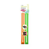 So-Mine Secure Silicone Storage Straps (6 Assorted Packs of 2), Multi (SO-0367)
